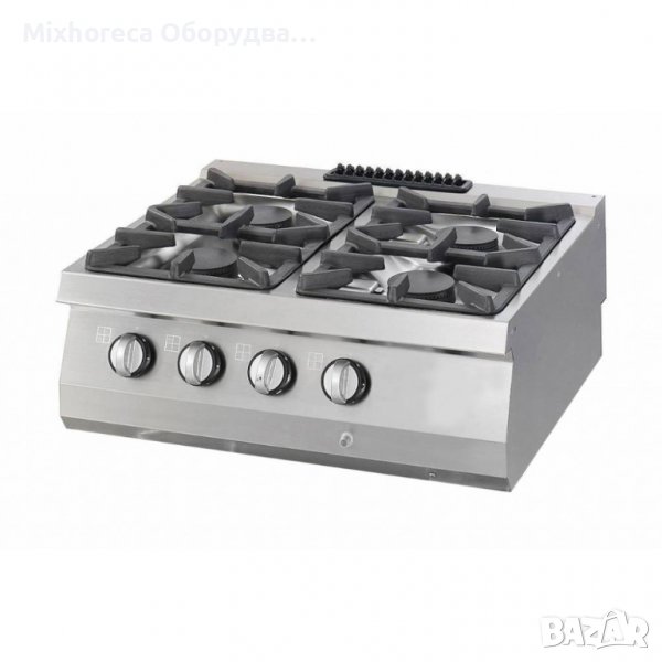 Котлон на газ с 4 хромирани гнезда, 100 - 300°C, снимка 1