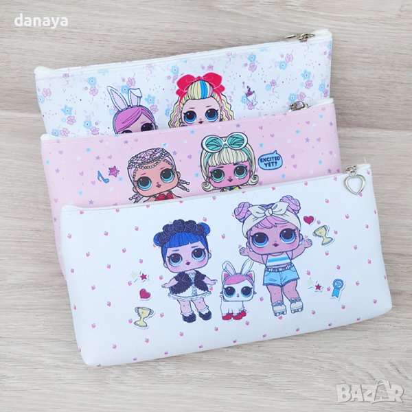 3052 Ученически несесер за химикали и моливи с принт LOL Surprise, снимка 1