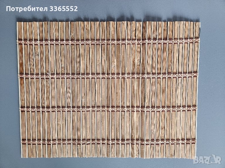 Бамбукова подложка за сервиране и хранене , снимка 1