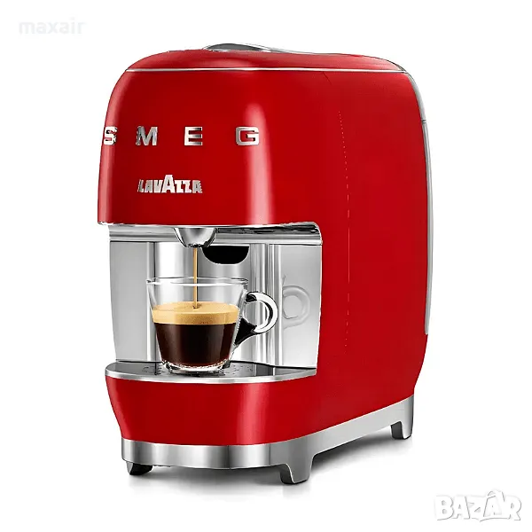 КАФЕМАШИНА Lavazza SMEG RED+12 кут. капсули /192бр./ A Modo Mio * Безплатна доставка, снимка 1