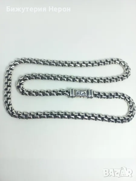 Ръчно изработен сребърен синджир Кардинал, снимка 1