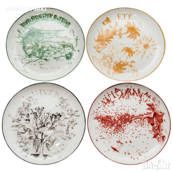 Порцеланов комплект от 4 части, снимка 1