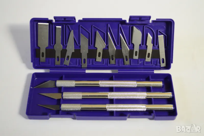 Скалпел ножчета със сменяеми остриета / резци за DIY проекти, снимка 1