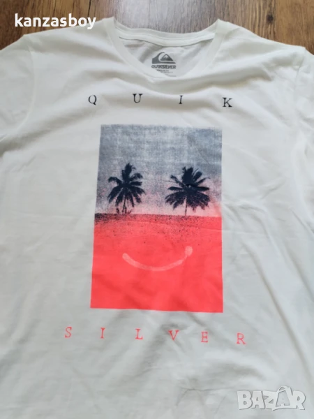 quiksilver - страхотна мъжка тениска КАТО НОВА S, снимка 1