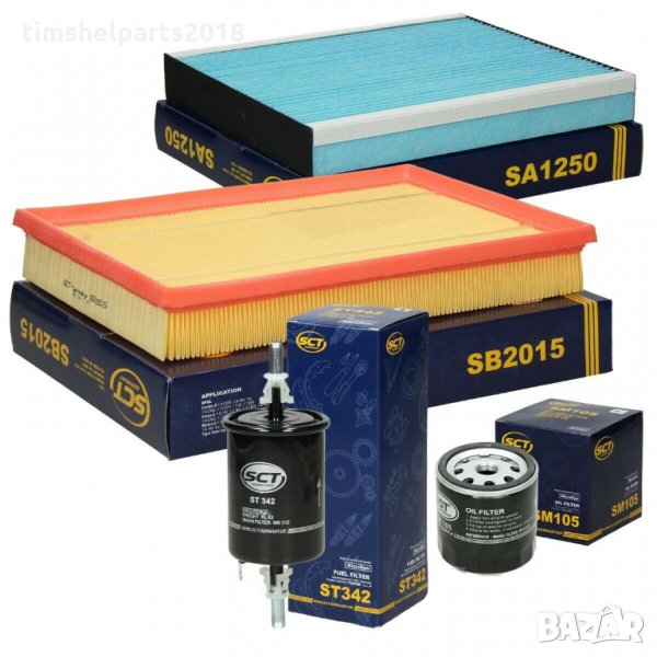 Комплект от 4 броя филтри за Opel Meriva 1.6 1.8 след 05.2003г, снимка 1