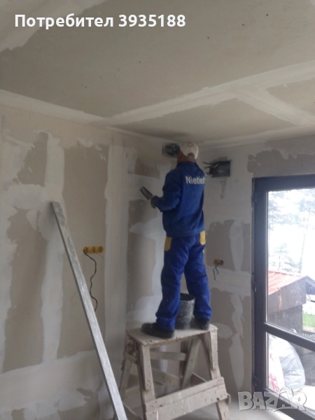 Довършителни ремонти - гипсокартон, шпакловане, боядисване, сглобяване на мебели, ламинат и др., снимка 1