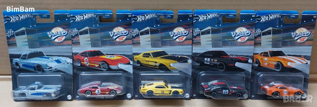 Колички Hot Wheels VINTAGE / Хот Уилс Бързи и яростни - 9 модела / 022, снимка 1