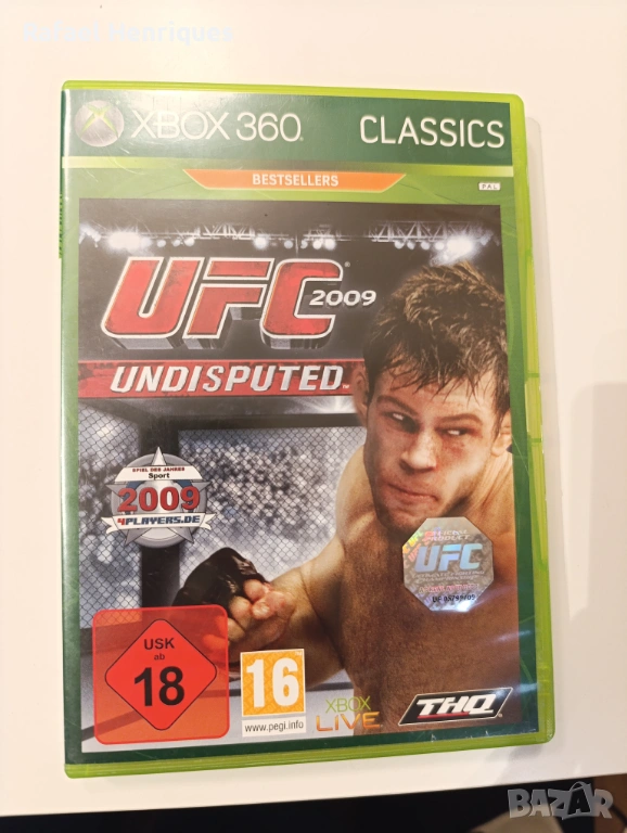 Xbox 360 Classics - UFC 2009, снимка 1