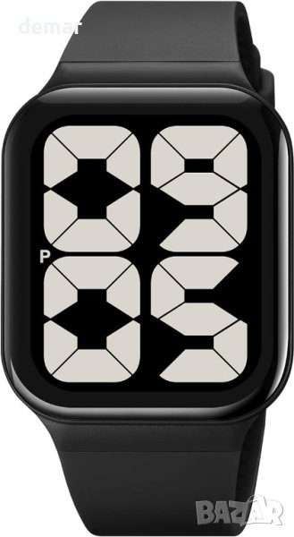 Yuxier Мъжки електронен часовник с цифров дисплей, снимка 1
