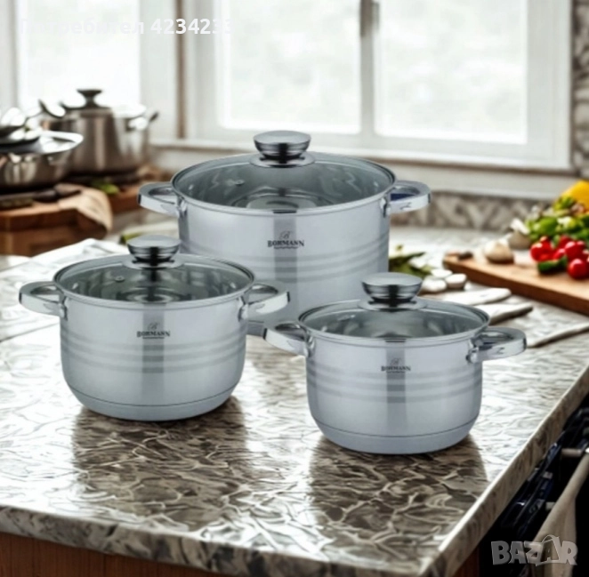 комплект тенджери , снимка 1