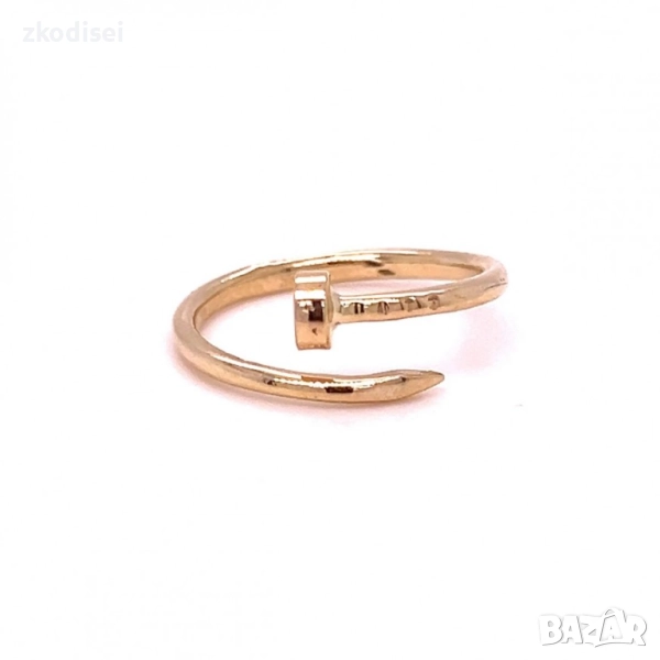 Златен дамски пръстен Cartier 2,30гр. размер:56 14кр. проба:585 модел:33677-2, снимка 1