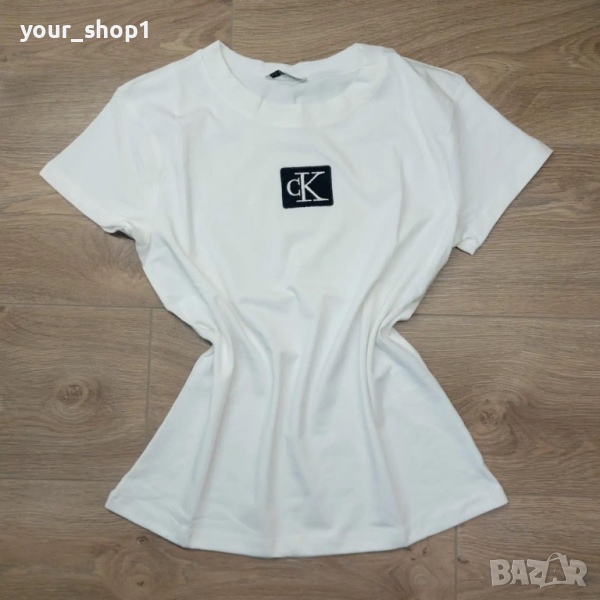 Дамска тениска CK бродирано лого , снимка 1