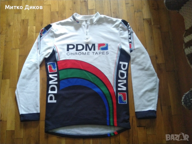 PDM Chrome Tape марково колездачно яке дълъг ръкав размер Л, снимка 1