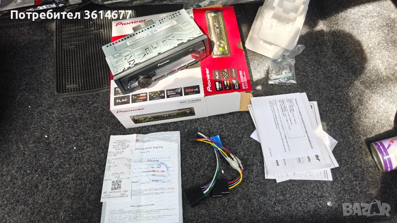 Радио за кола Pioneer с валидна гаранция от Технополис , снимка 1