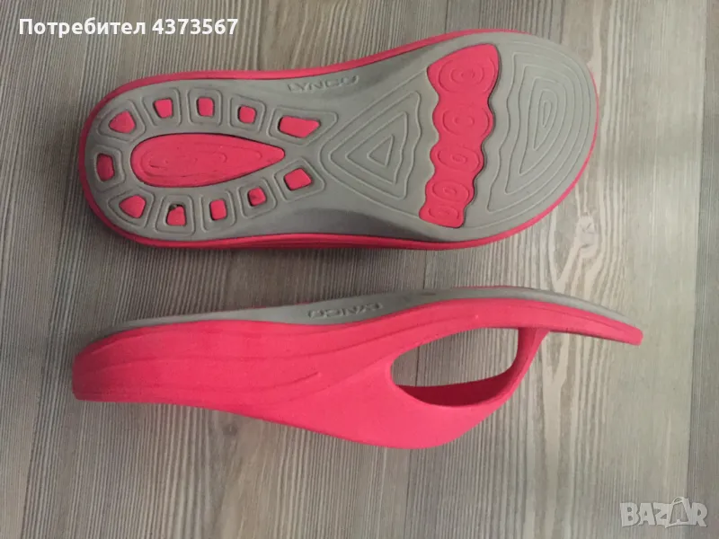 Дамски чехли Aetrex,номер 39, цвят  розов, равна подметка – 3см, снимка 1