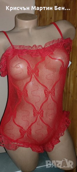 Боди мрежа с панделки код 007, снимка 1