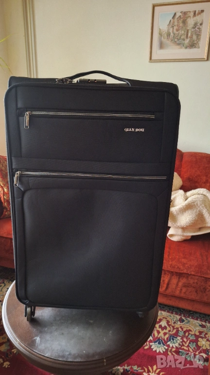 Продавам голям текстилен куфар 77×47×28, снимка 1