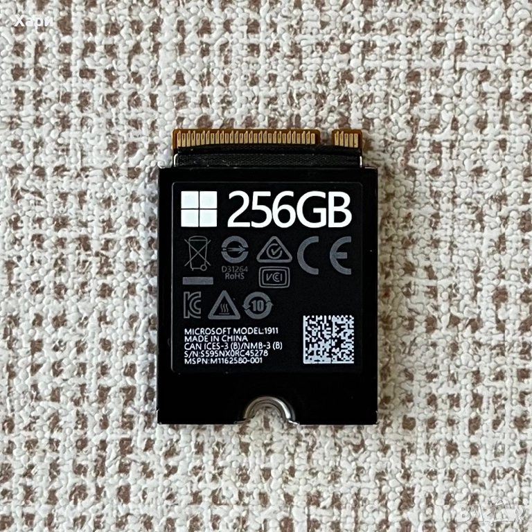 Microsoft 256GB M.2 NVMe 2230 SSD [Модел 1911], снимка 1