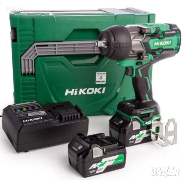 Нови с 3 г. гаранция! Акумулаторен ударен безчетков гайковерт HITACHI - HIKOKI WR36DB-WR, снимка 1