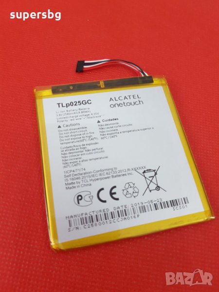 Нова Батерия за Alcatel Pixi 4 7" 7.0 OT-8063 9003X 9003A TLp025GC 2580mAh Оригинал, снимка 1