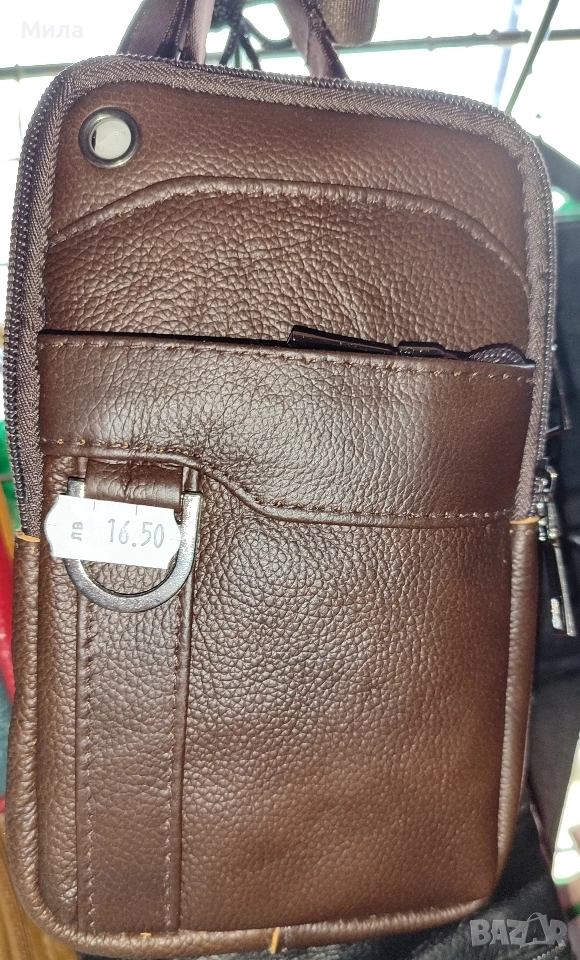 Мъжка чанта кожа, снимка 1