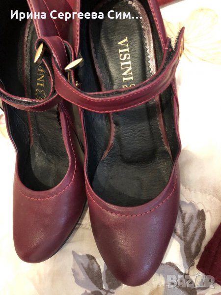 Дамски обувки естествена кожа 37 номер, снимка 1