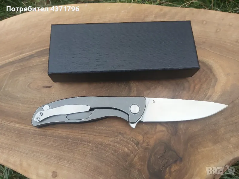 Сгъваем джобен нож D2,заключване Frame Lock, D119, снимка 1