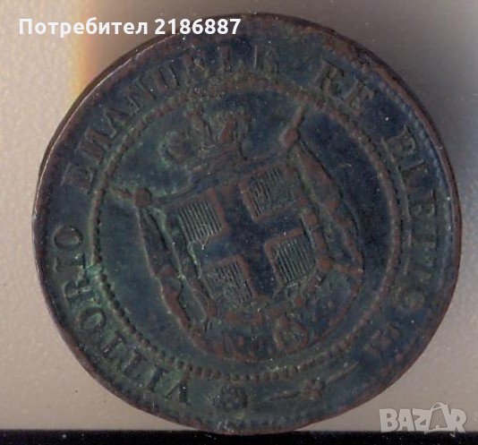 Тоскана 2 куатрини 1859 година, снимка 1