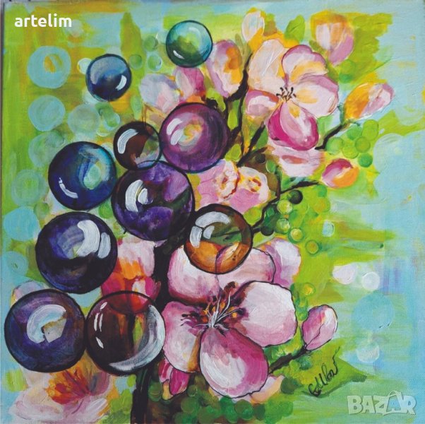 Авторска картина "Пролет", снимка 1