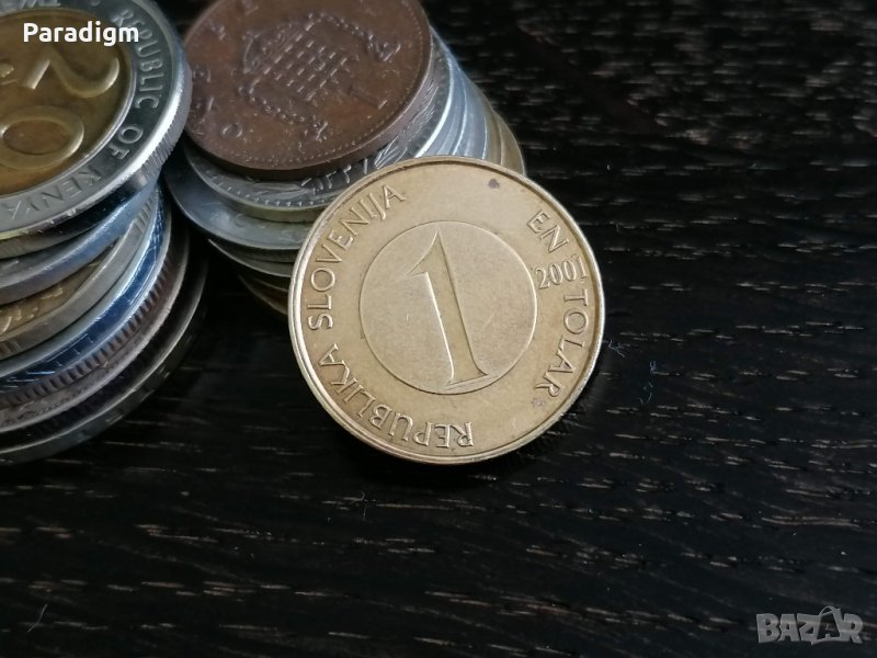Монета - Словения - 1 толар | 2001г., снимка 1