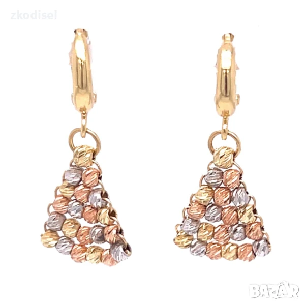 Златни обеци 3,15гр. 14кр. проба:585 модел:32756-5, снимка 1