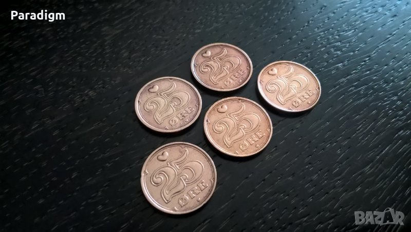 Лот монети - Дания - 25 оре | 1990г. - 2006г., снимка 1