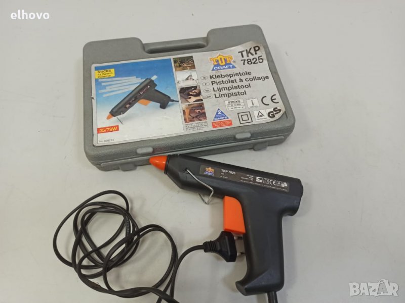 Пистолет за топло лепене Top Craft TKP7825, снимка 1