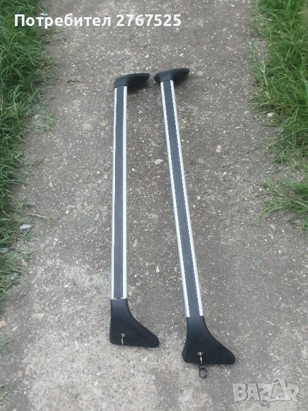 ОРИГИНАЛЕН АЛУМИНИЕВ БАГАЖНИК НАПРЕЧНИ ГРЕДИ ЗА PEUGEOT 607 ПЕЖО, снимка 1