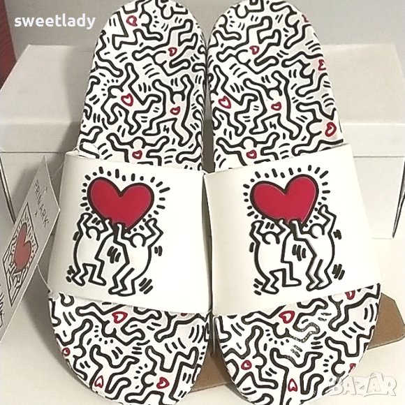 Keith Haring-супер модни чехли, снимка 1