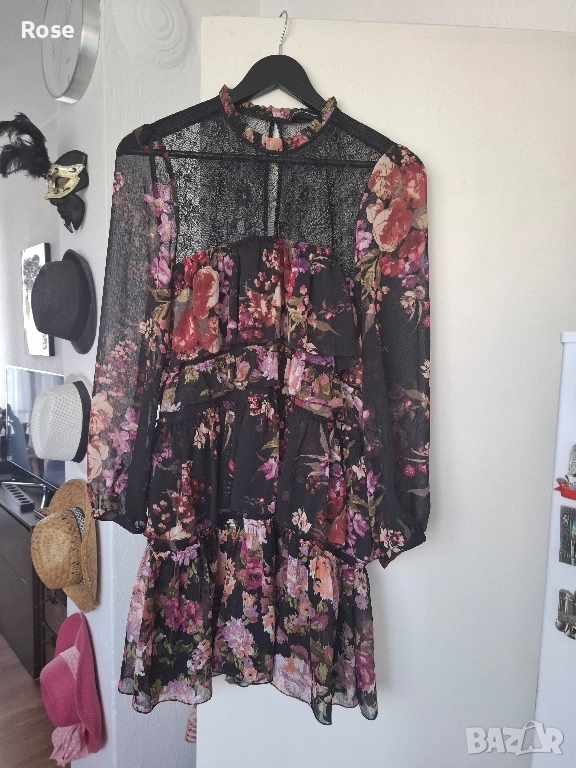 Дамска рокля Zara 38 S, снимка 1