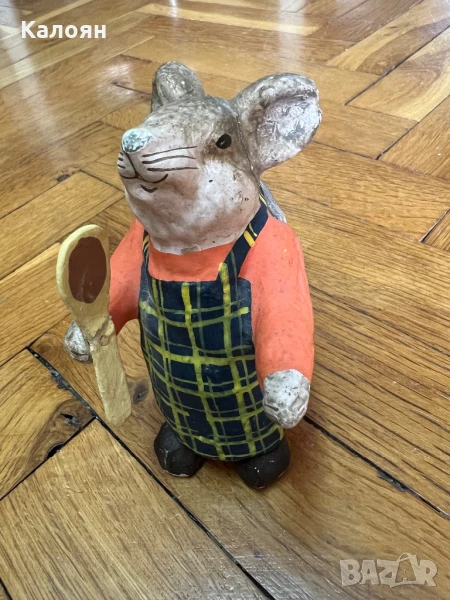 Мишка кукличка от папиемаше , снимка 1