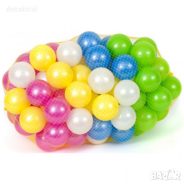 100*бр меки топки за сух басейн , снимка 1