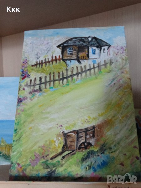 Картина "Селска идилия" , снимка 1