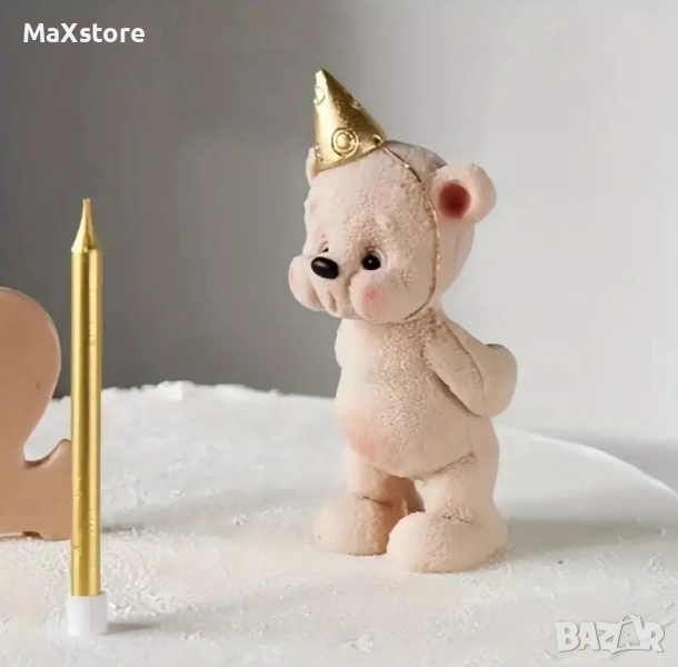 3D Мече духа свещичка Силиконов молд форма за свещи гипс сапун смола фондан за декорация на торта , снимка 1