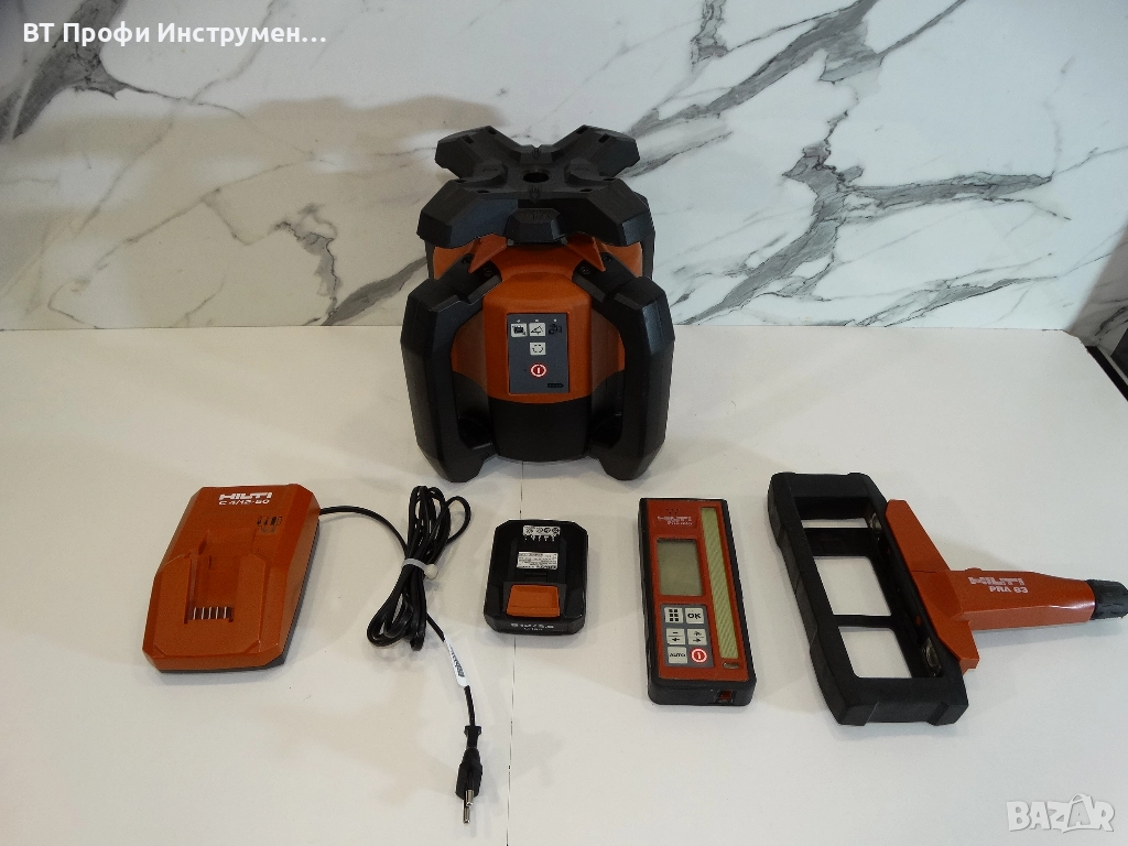 Hilti PR 30 HVSG A12 - Ротационен лазерен нивелир със зелен лъч, снимка 1