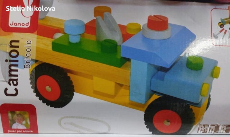 Дървен камион за разглобяване, снимка 1