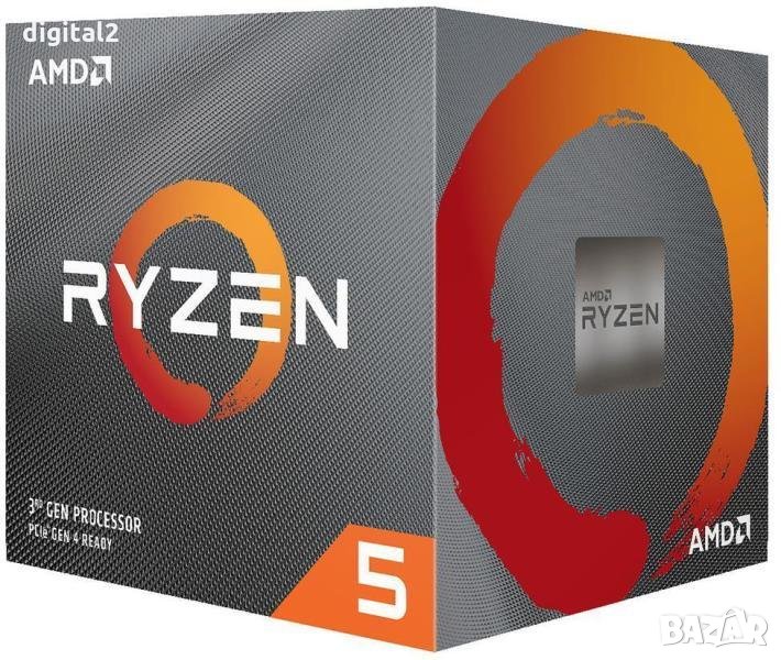 Процесор AMD Ryzen 5 3600 Hexa-Core 3.6GHz AM4 нов BOX 2г гаранция , снимка 1