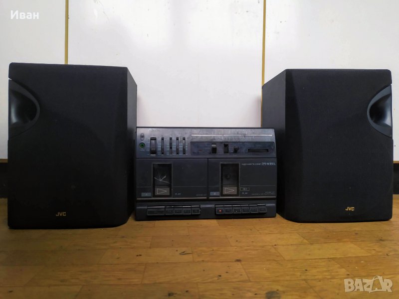 Радио касетофон Sony Сони с тонколони Автентичен Ретро, снимка 1