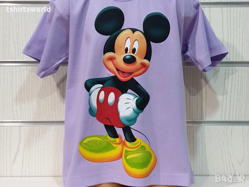 Нова детска тениска с дигитален печат Мики Маус, снимка 1