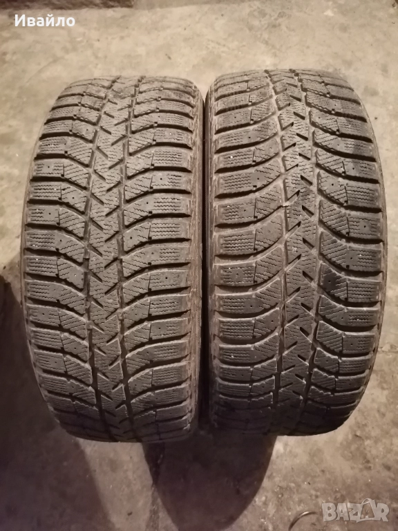 Продавам 2 броя зимни гуми 205.55.16 на 1 сезон дот 2019 Lassa , снимка 1
