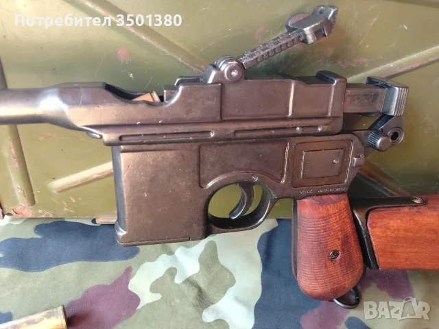 Пистолет Mauser C96, снимка 10 - Антикварни и старинни предмети - 56112218