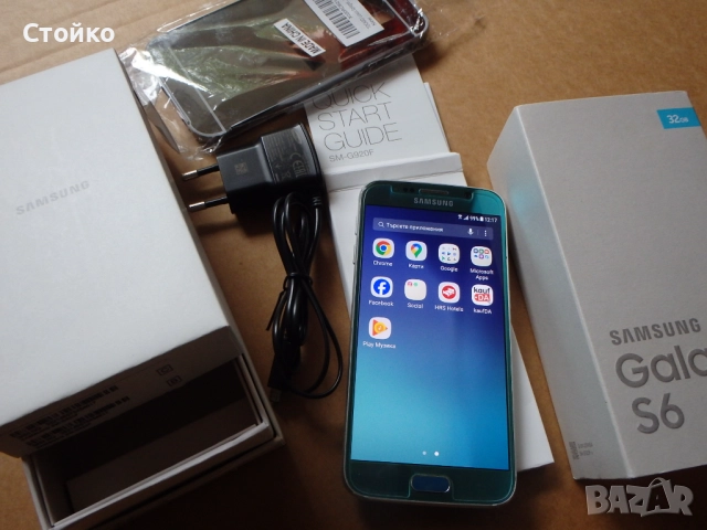 Samsung Galaxy S6 SM-G920F, 5.1 inches, син топаз, снимка 2 - Samsung - 52053345