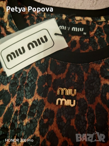 Рокля miu miu, снимка 3 - Рокли - 52967869