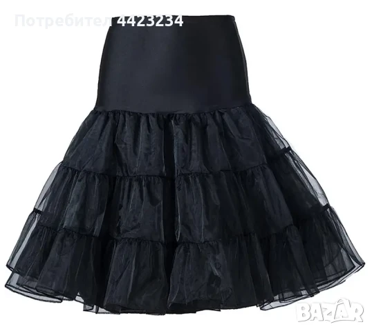 Черна пола-кринолин, снимка 1